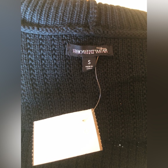 Who What Wear black sweater dress turtleneck small - Picture 2 of 7